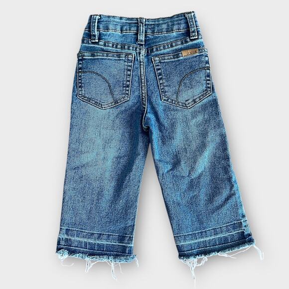 Joe’s Jeans Toddler Distressed Wide-Leg Denim – Size 4 - Picture 3 of 3